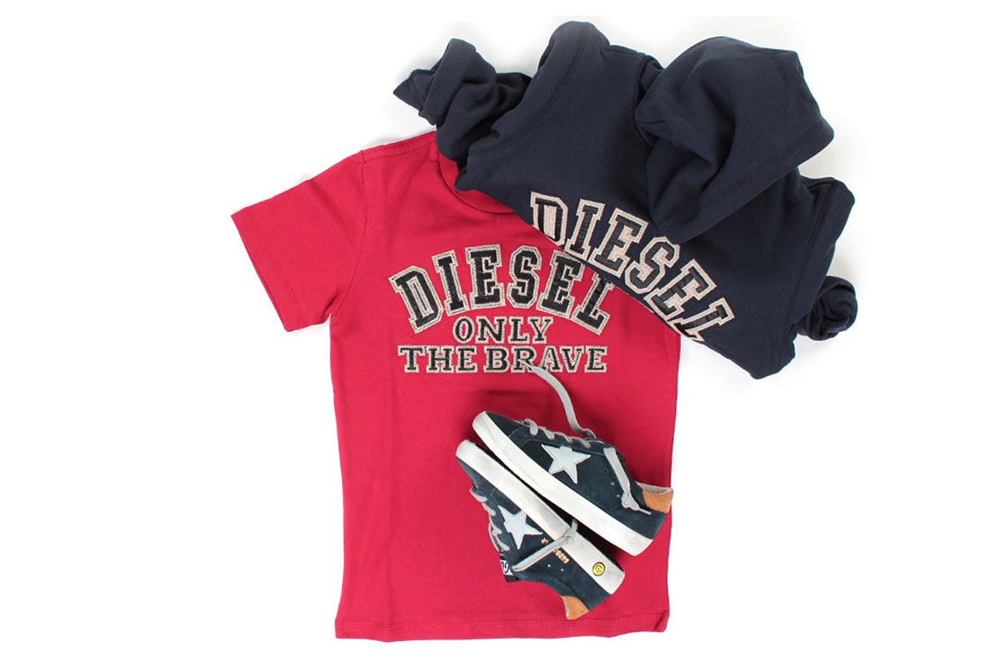 Diesel T-shirt e Felpe per Bambina ed Bambino - shop online annameglio.com