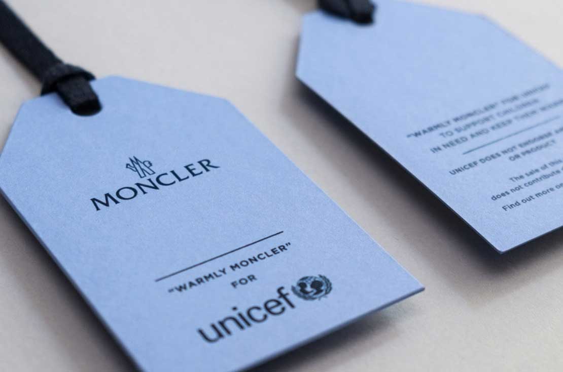 WARMLY MONCLER progetto a sostegno dell'UNICEF
