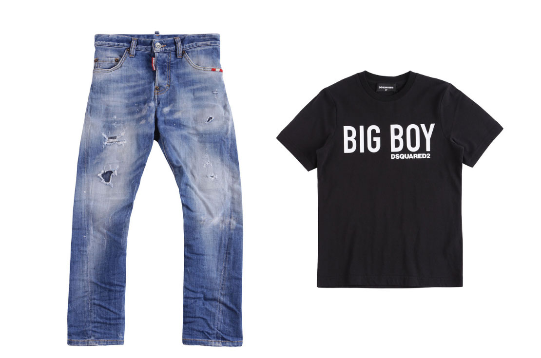 dsquared big boy t shirt