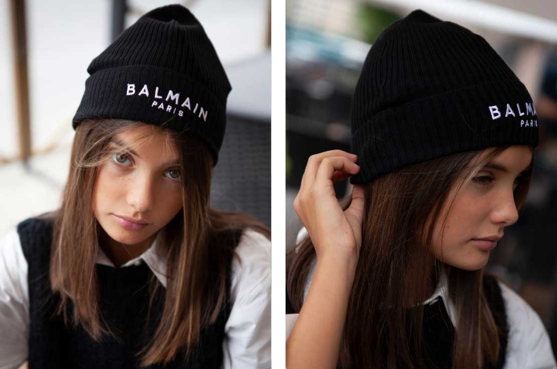 Balmain cappello beanie nero - annameglio.com shop online