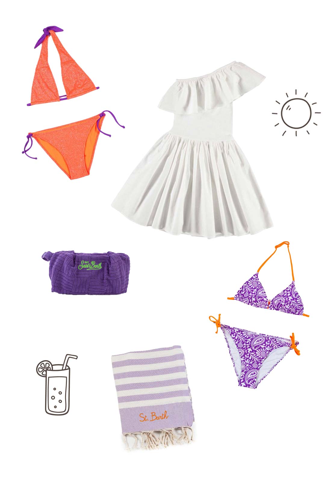 Costumi ed accessori moda per bambine e ragazze estate 2023 - annameglio.com shop online